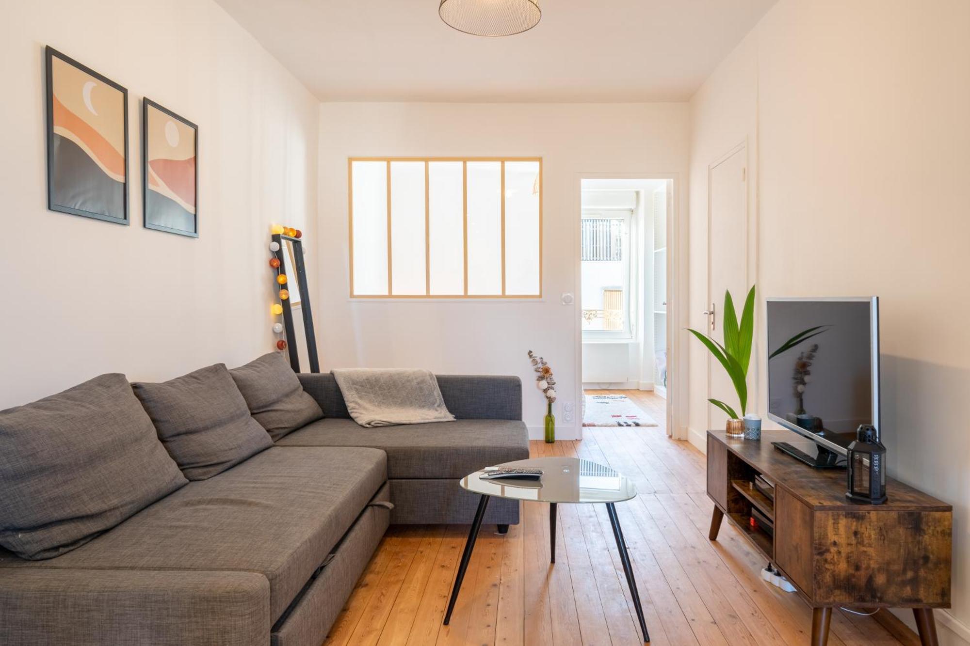 낭트 T2 Cosy A Deux Pas De La Gare 아파트 외부 사진