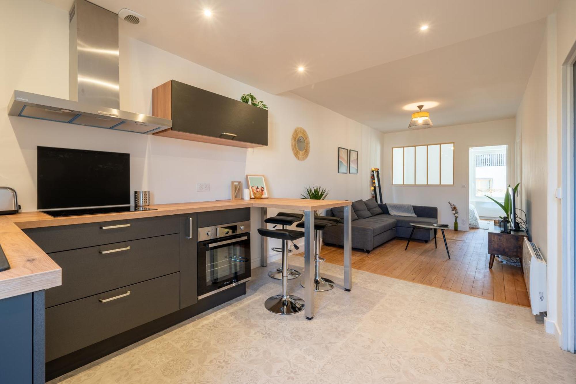 낭트 T2 Cosy A Deux Pas De La Gare 아파트 외부 사진